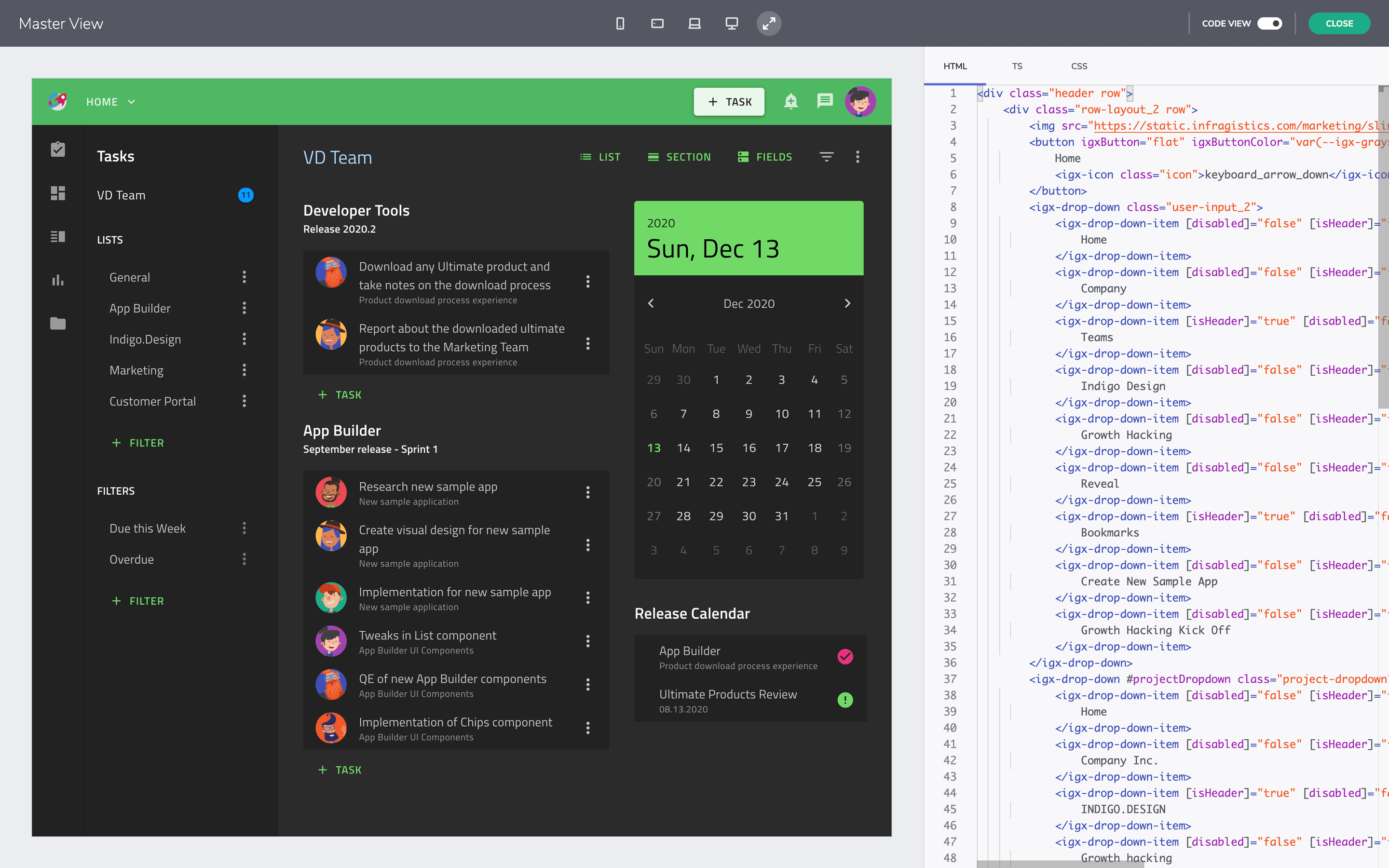 Preview Code