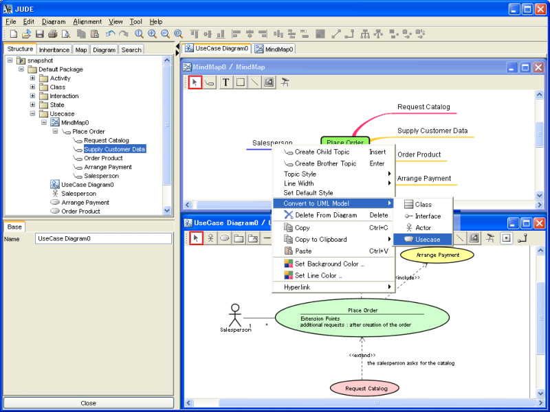Screenshot of JUDE/Professional