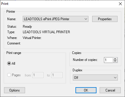 Convert Documents and ImagesConvert documents and images using the LEADTOOLS Virtual Printer technologies.