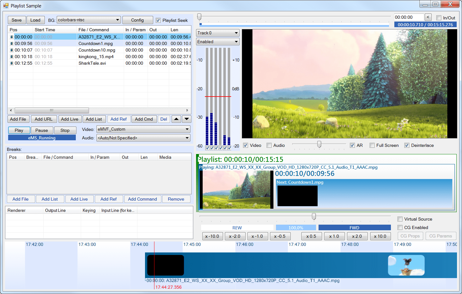 PlaylistPlay files of any resolution, frame rate, compression and container formats together with live feeds in a single playlist. Enjoy fast and accurate seeki