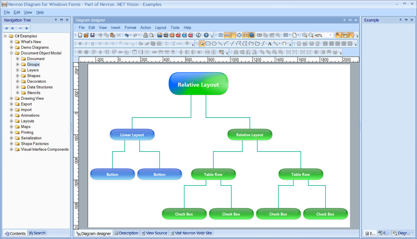 The most feature-rich Diagram Component for .NET developers.