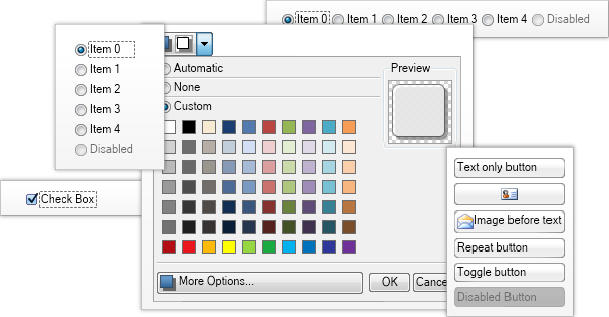 ButtonsButtons are widgets, which are typically used to perform a certain action, when clicked. NOV features a complete set of buttons that can contain arbitrar