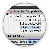 Bullets and numbering.