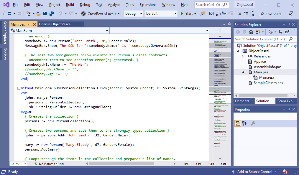 Oxygene - Be more productive with inline error reporting.