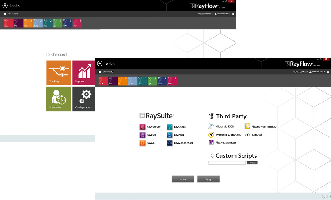 Screenshot of RayFlow