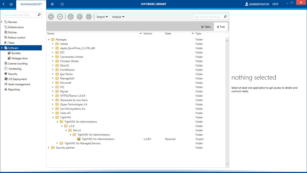 RayManageSofti Software Library