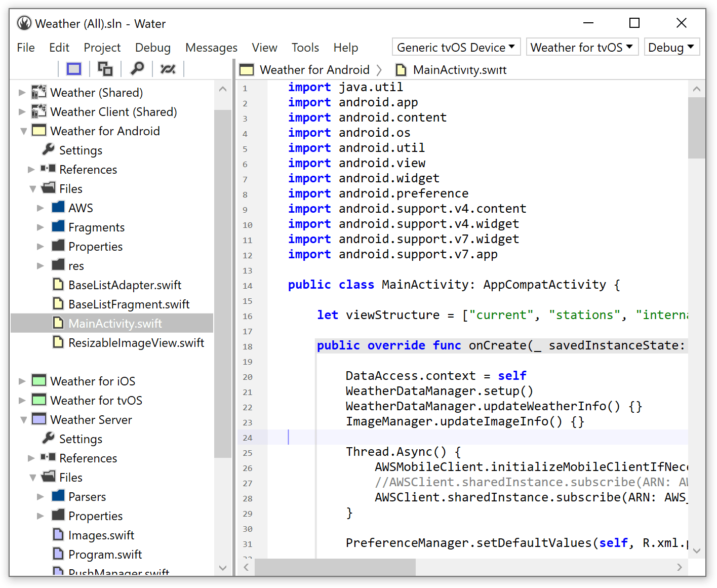 Screenshot of RemObjects Elements