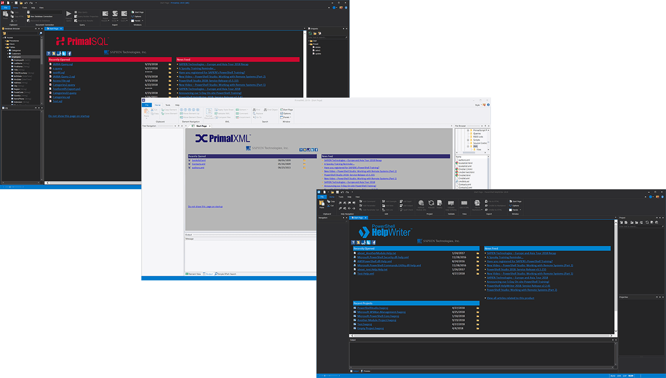 Screenshot of SAPIEN DevOps Suite
