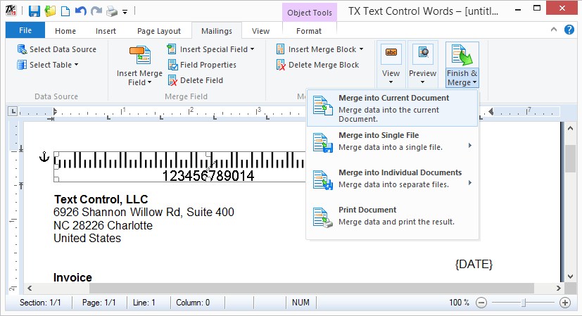 TX Barcode.NET for WPF