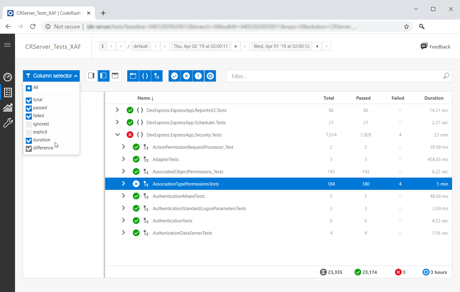 Screenshot of eXpressApp Framework (XAF)