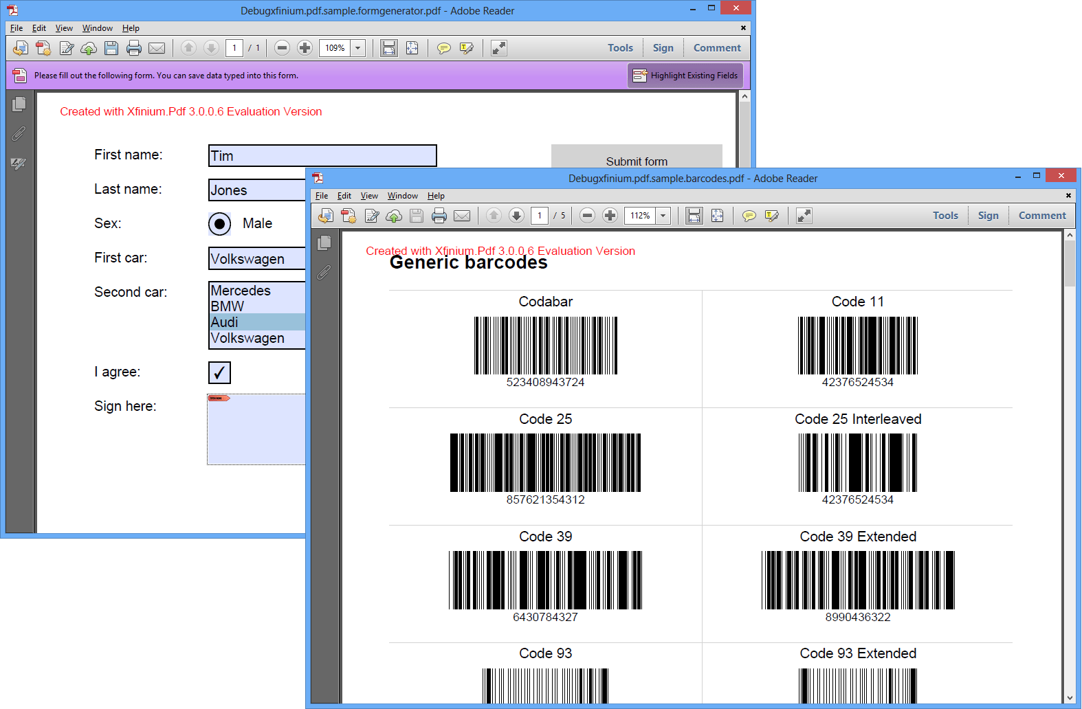Screenshot of XFINIUM.PDF MOBILE EDITION
