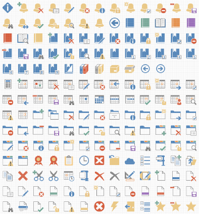 Screenshot of Actipro Icons Metro Essentials