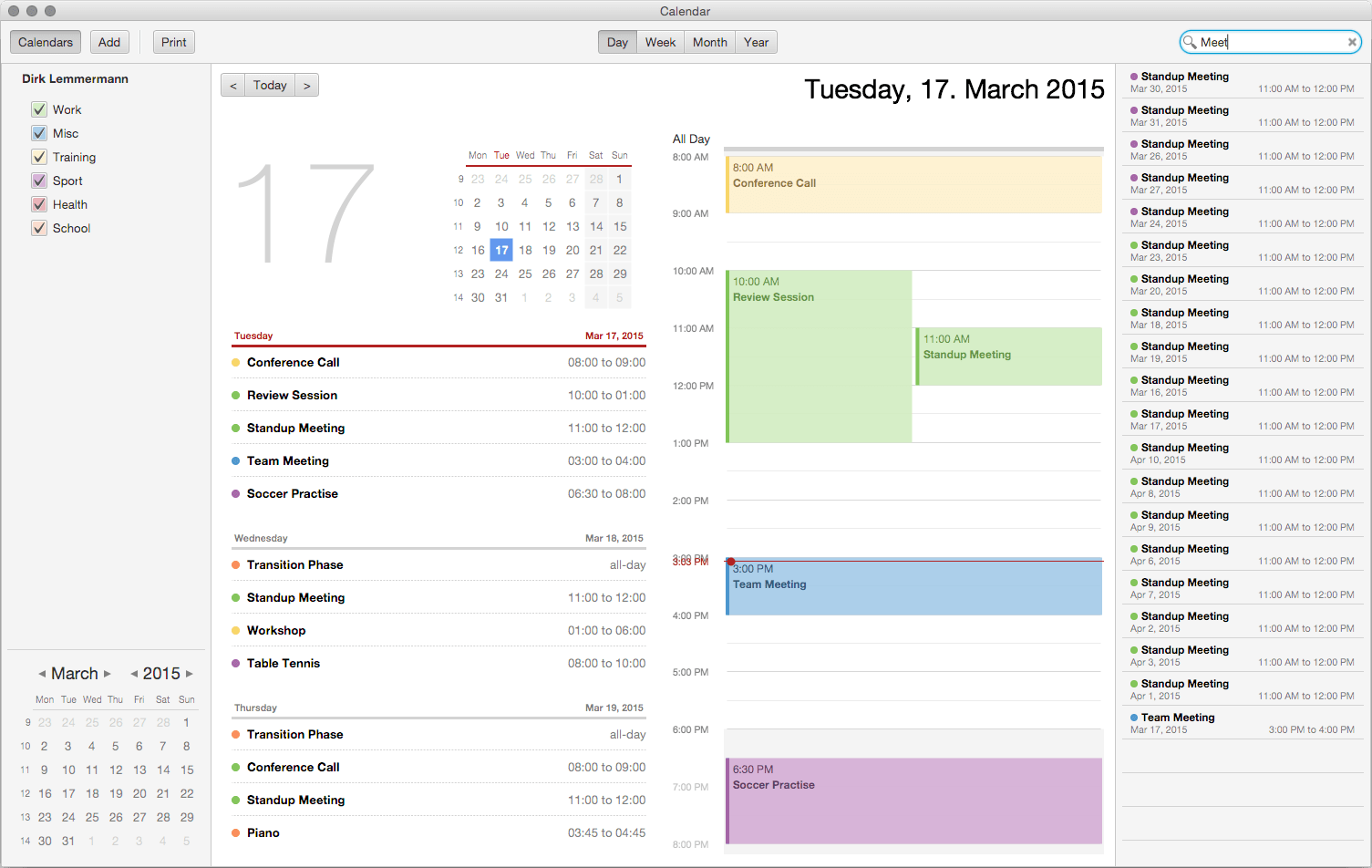 CalendarFX Day ViewShows a 24 hour time period vertically. The control has several options that can be used to influence the layout of the hours.