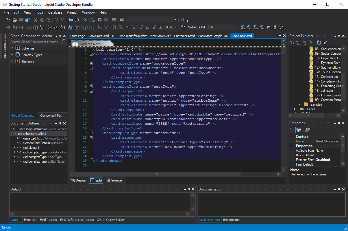 Screenshot of Liquid Studio XML Editor Edition