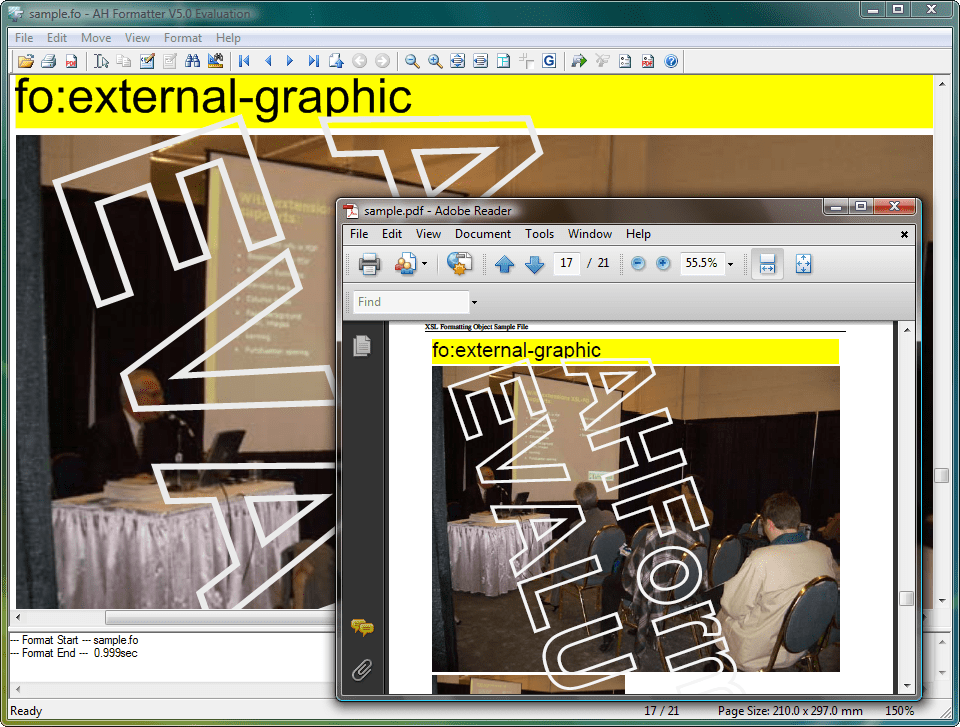 Screenshot of AH Formatter Lite