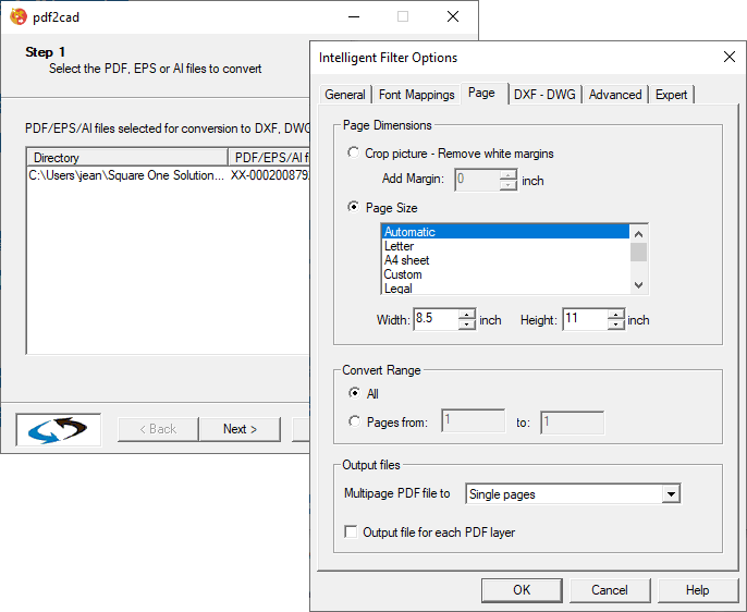 pdf2cad