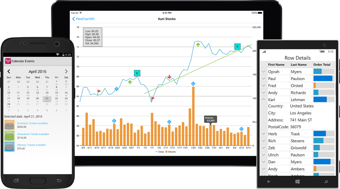 Screenshot of Xuni Xamarin