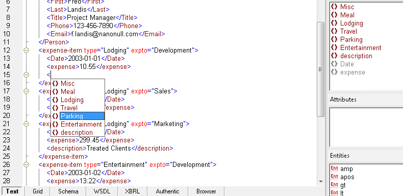 XML EditorXMLSpy is an advanced XML editor for modeling, editing, transforming, and debugging XML-related technologies.