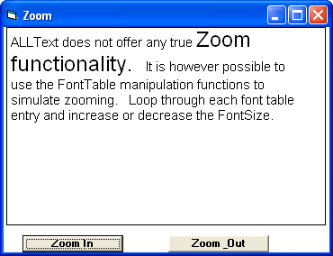 ZoomZoom in out out of your documents