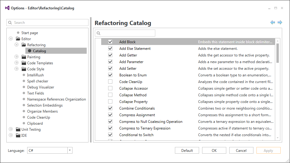 Refactorings