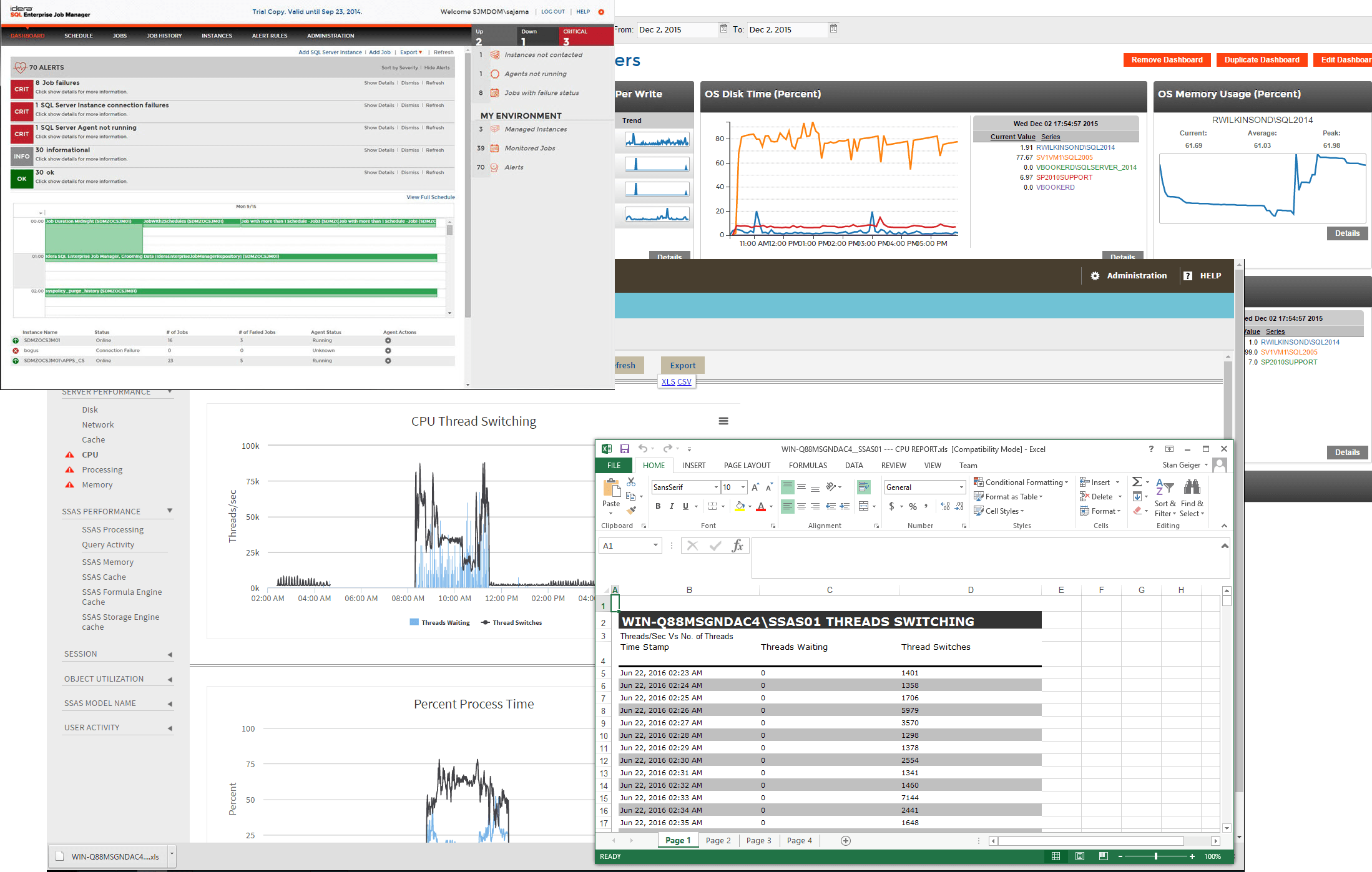 Screenshot of SQL Performance Suite