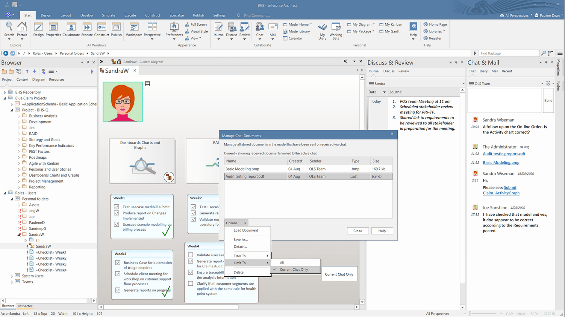 Screenshot of Enterprise Architect Ultimate Edition