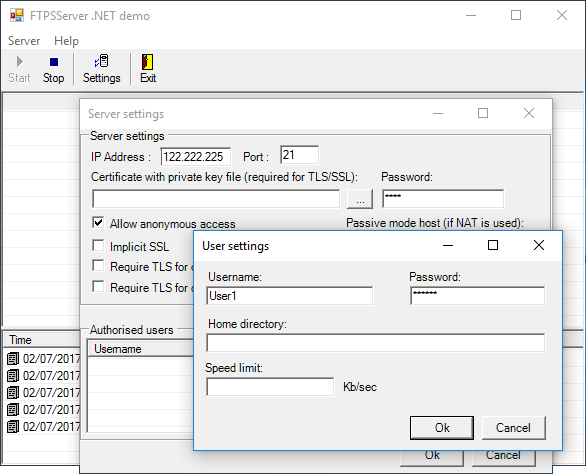 Screenshot of SecureBlackbox