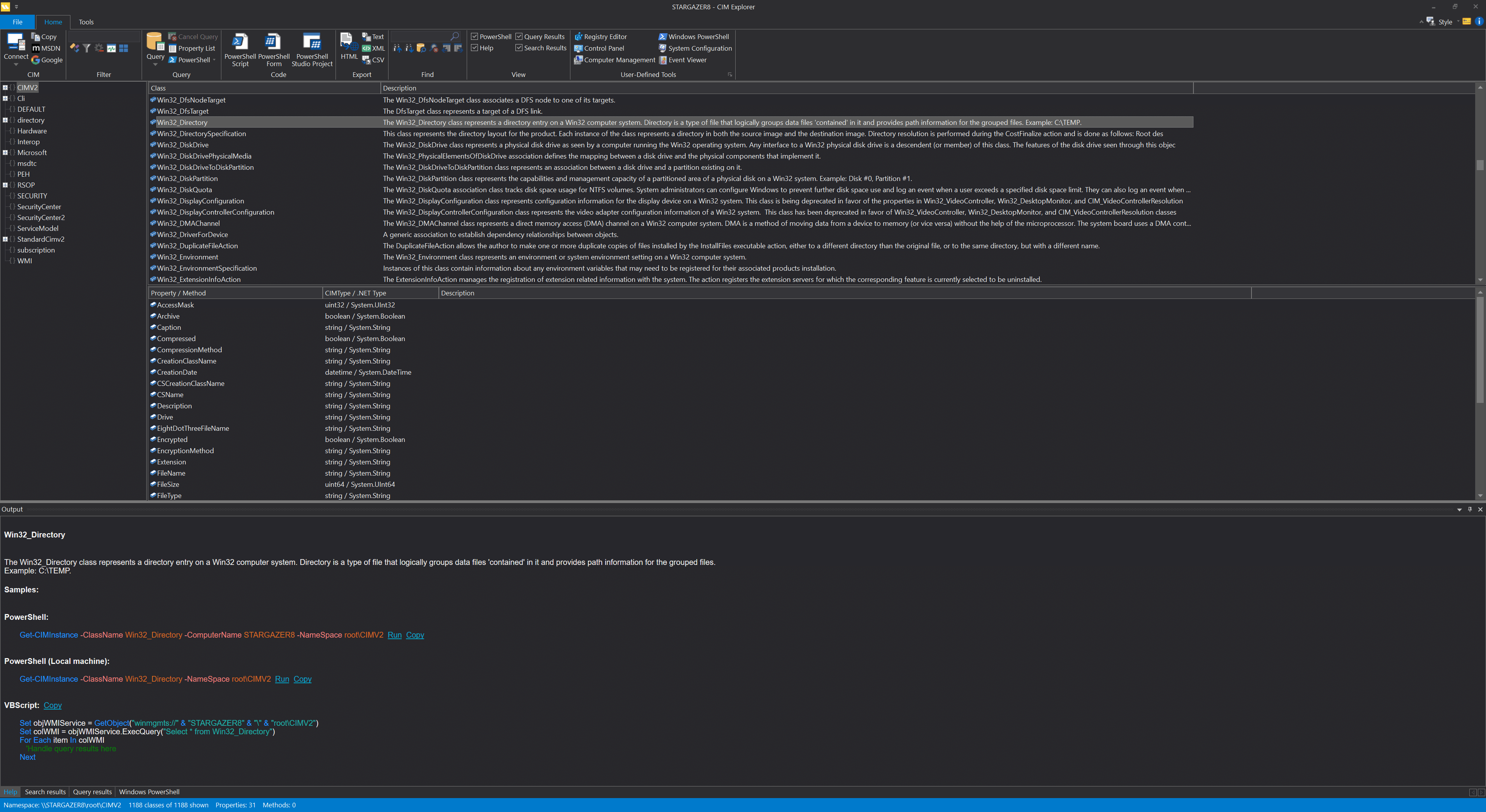 Detailed documentation and code examples for each class.