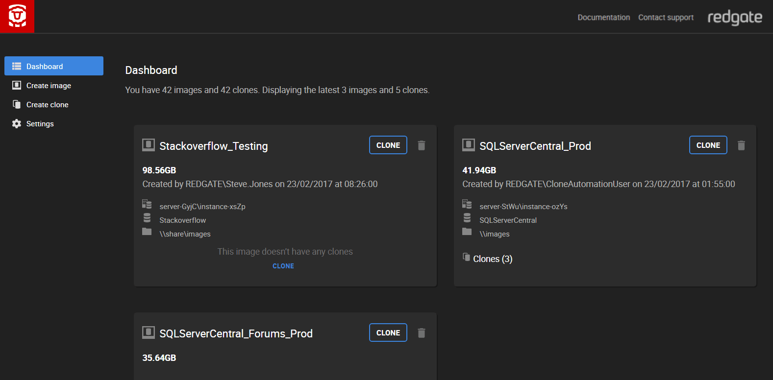 Save time provisioning.