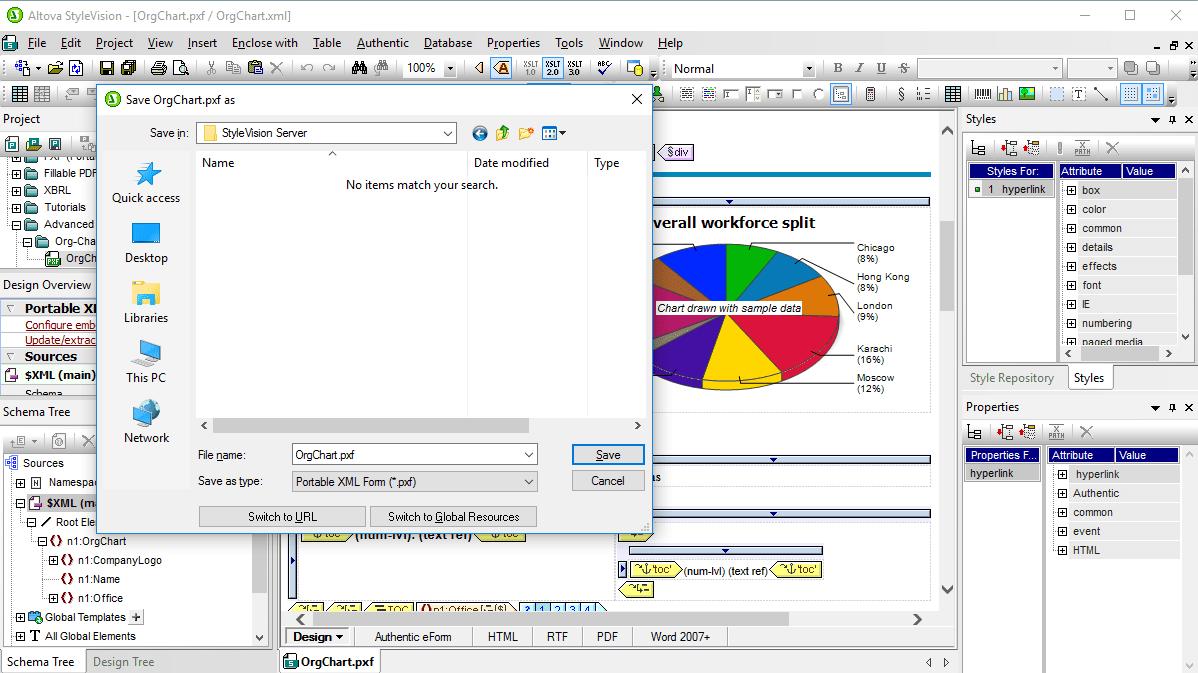 Altova StyleVision Server
