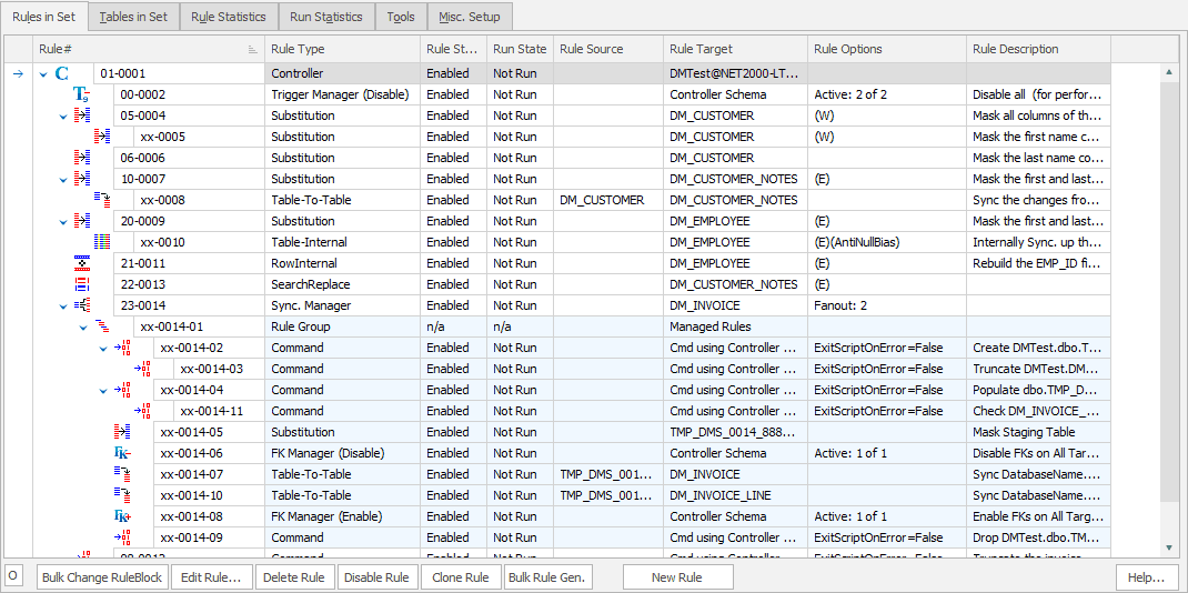 Screenshot of Data Masker for SQL Server
