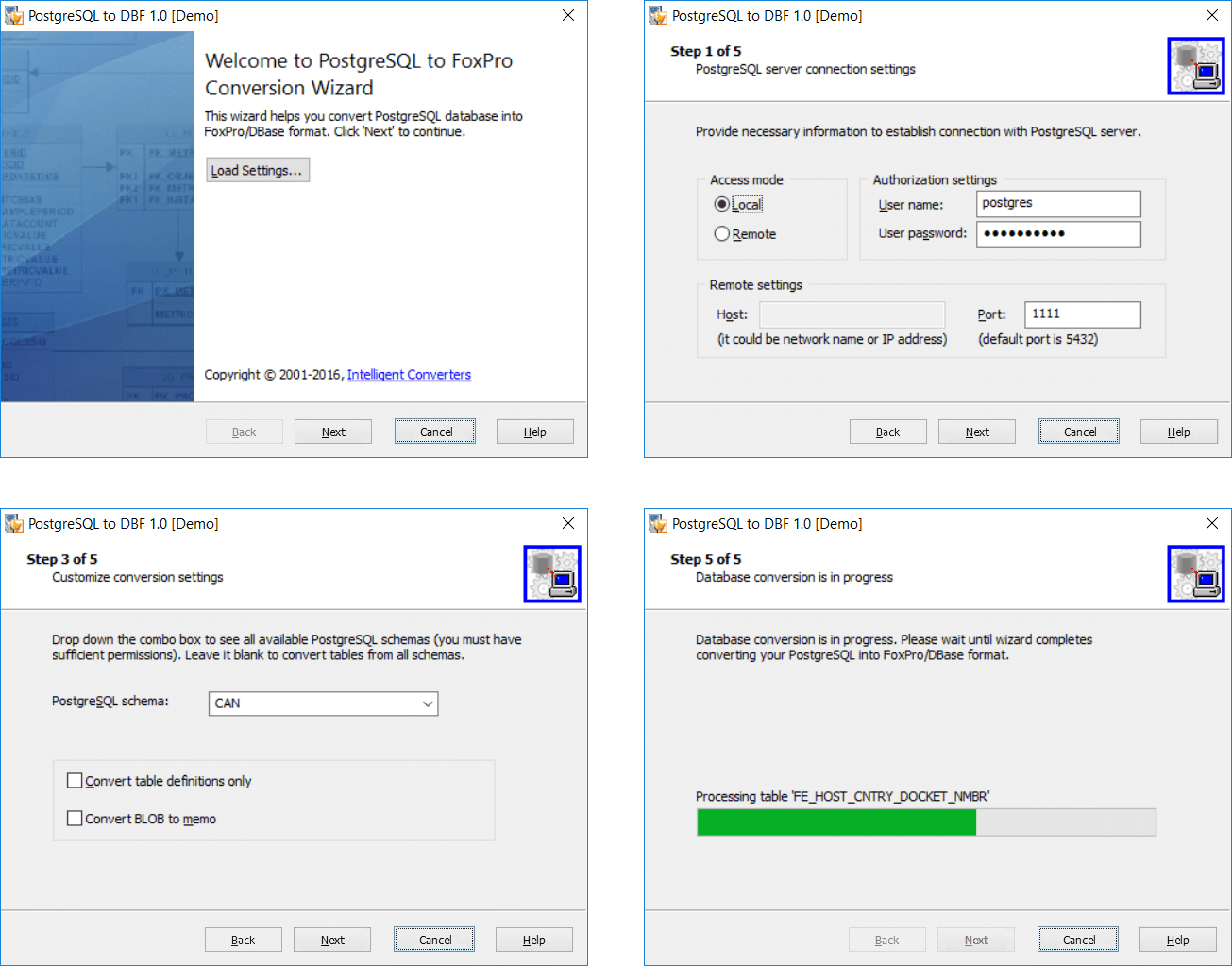 PostgreSQL Migration Toolkit