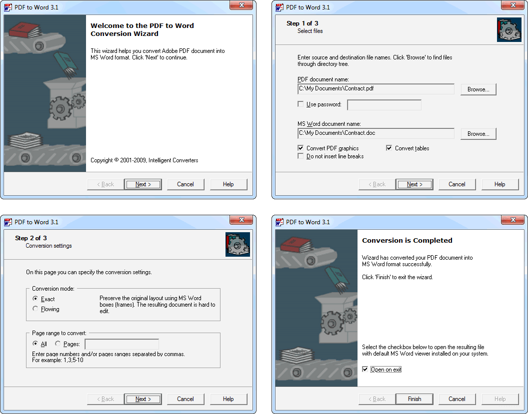 Screenshot of PDF Export Kit