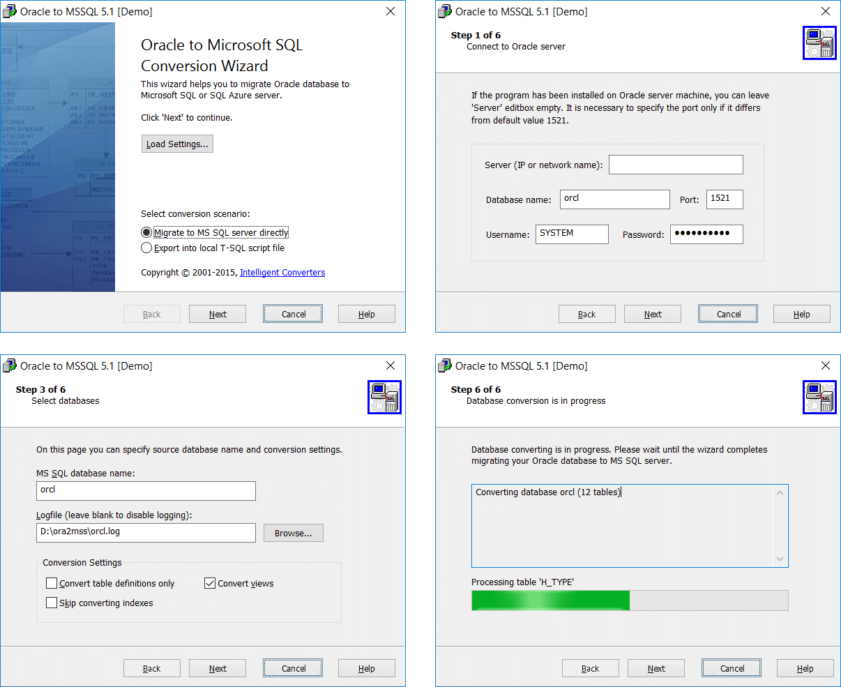 Oracle Migration Toolkit