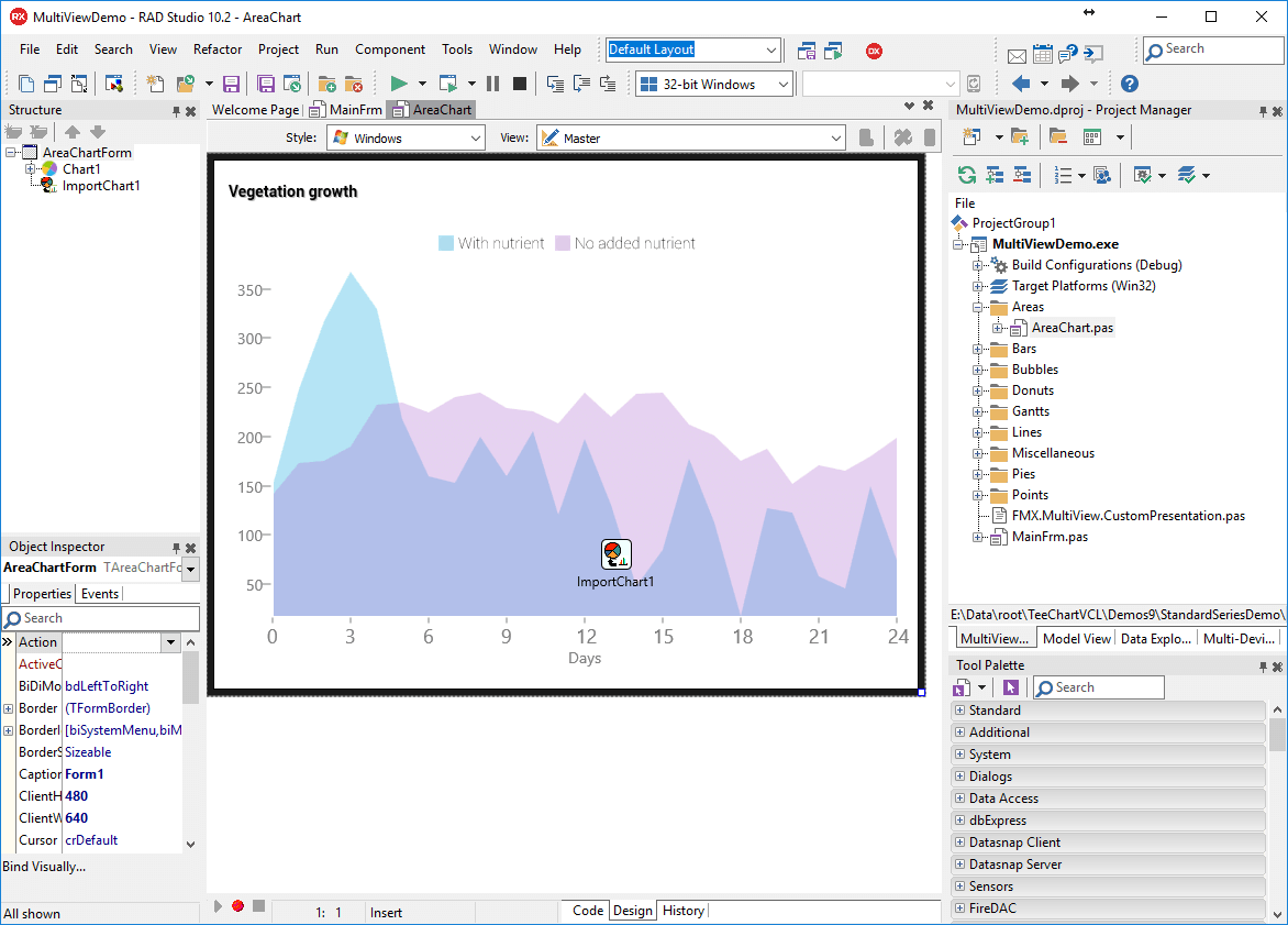 One Source for Cross-PlatformCreate one multi-platform project using Embarcadero's RAD Studio and by using the same TeeChart component you can reach Windows, Li