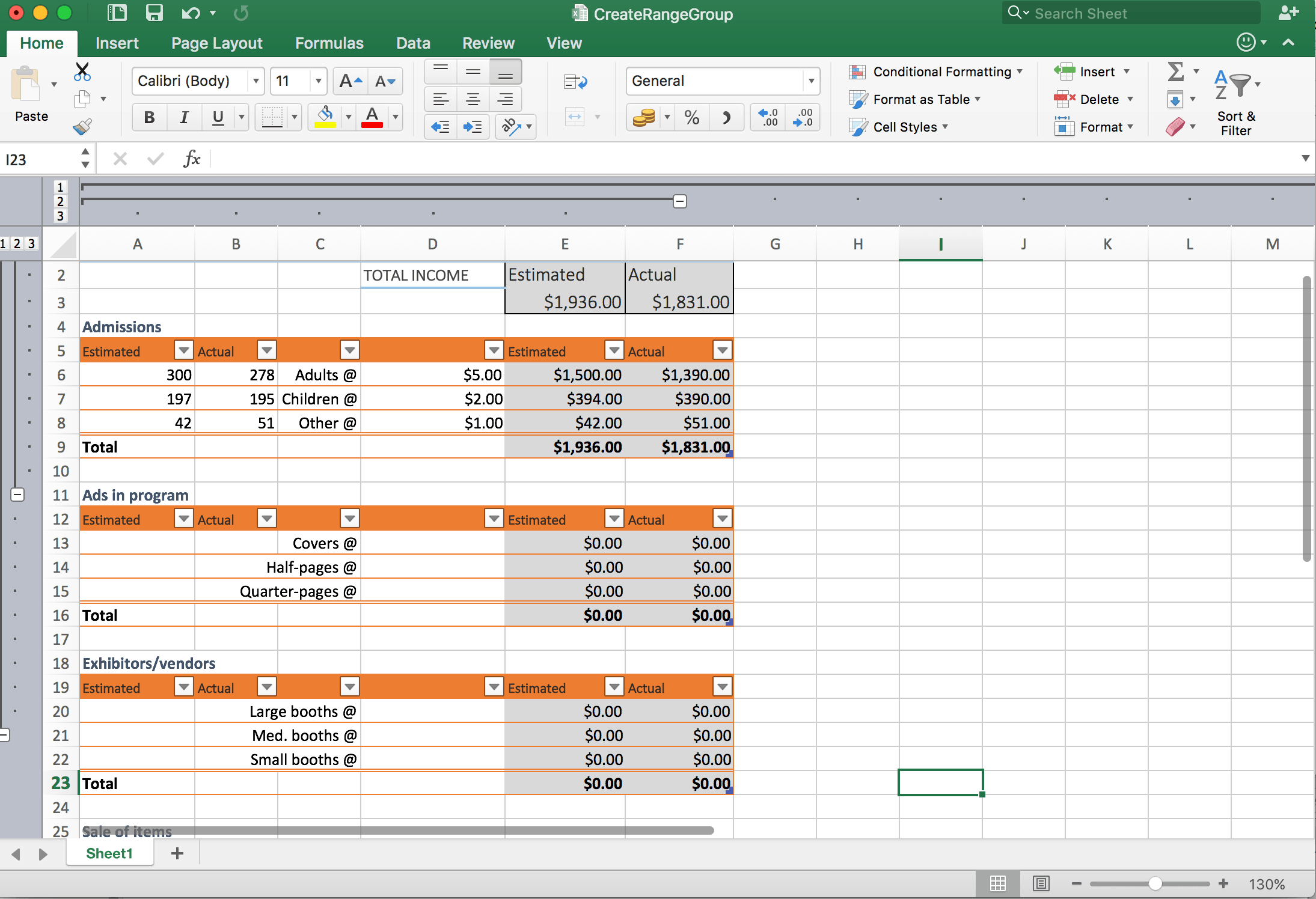 Group Excel Rows and ColumnsDsExcel .NET provides you with the ability to summarize large amounts of information in groups so that complex spreadsheets are easi
