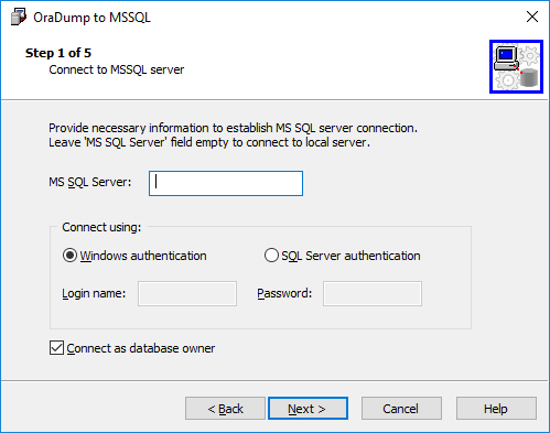 OraDump to MSSQL