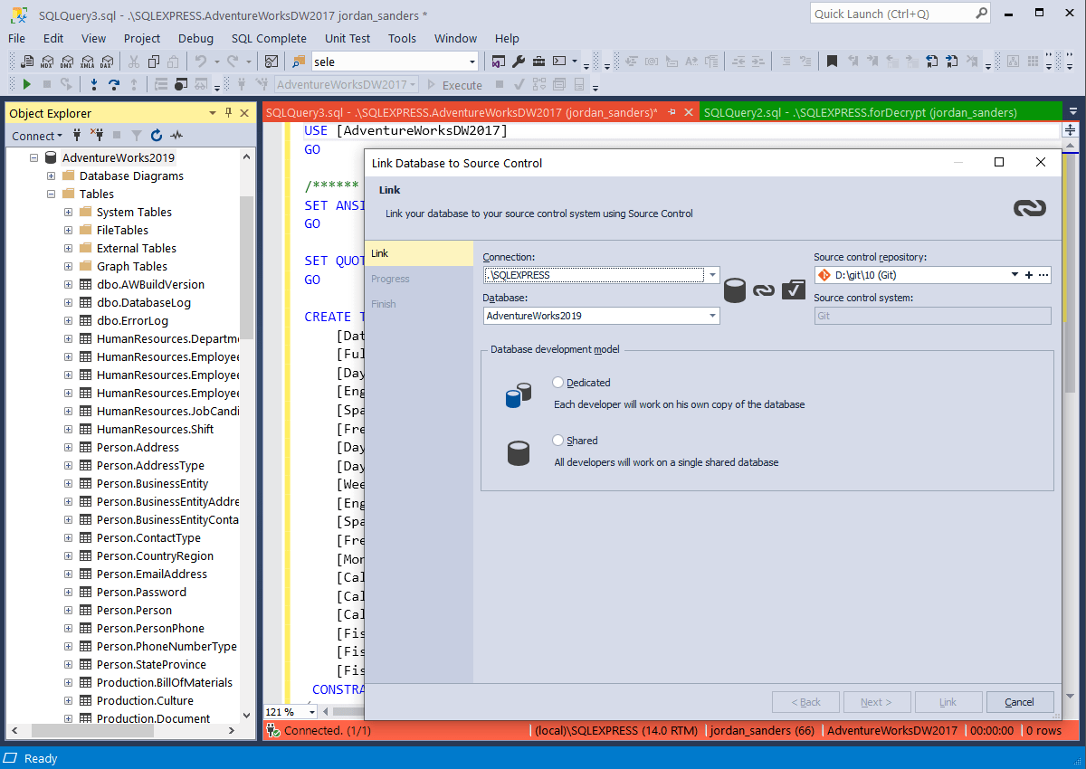 DB Development Models