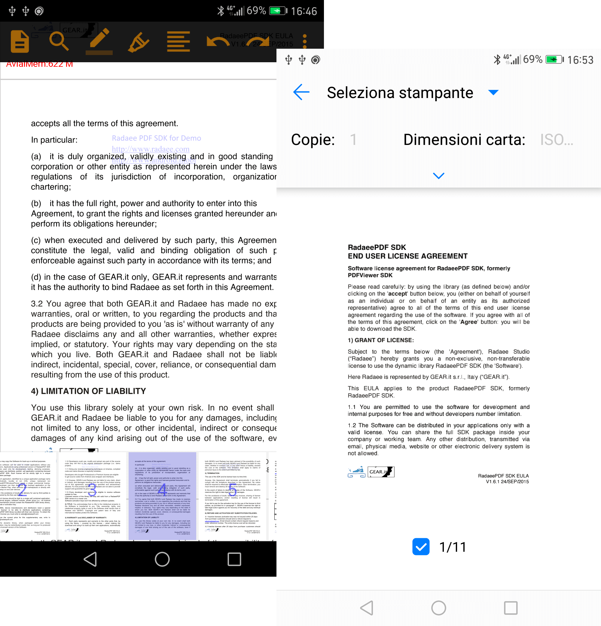 RadaeePDF provides many ready-to-use rendering modes.