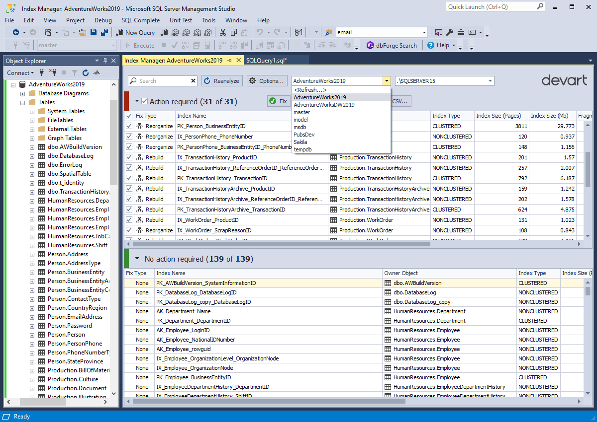 Multiple Databases Scan