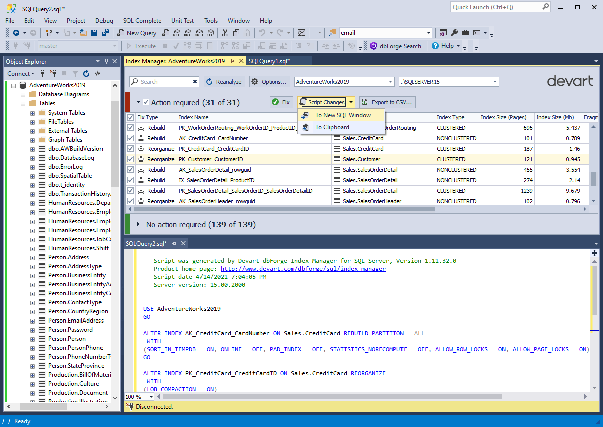 Script Generation