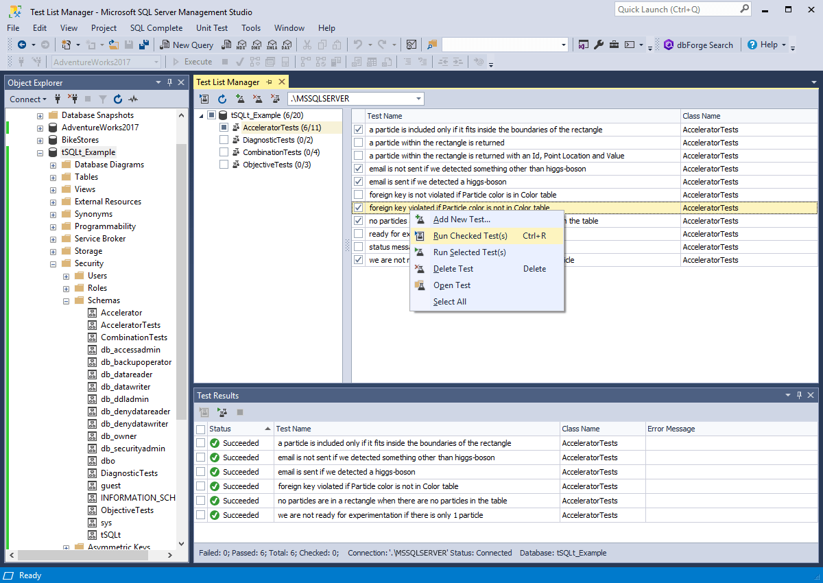 Test List Manager
