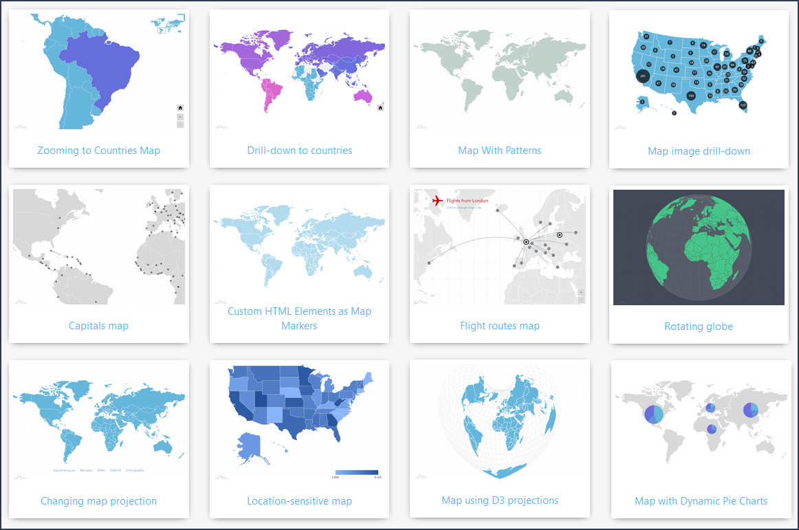 amCharts 5: Maps