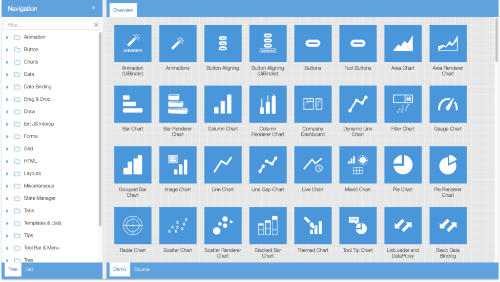 Sencha GXT - DesignImprove the design process with pre-integrated tools like Sencha Architect, Stencils and Themer.