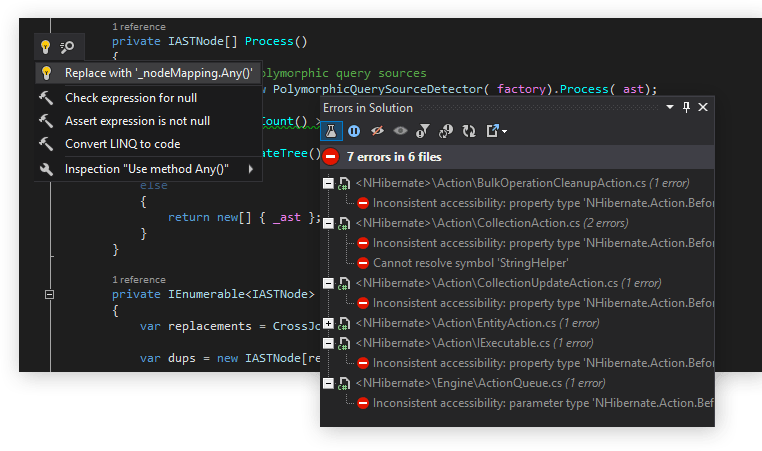 Screenshot of dotUltimate