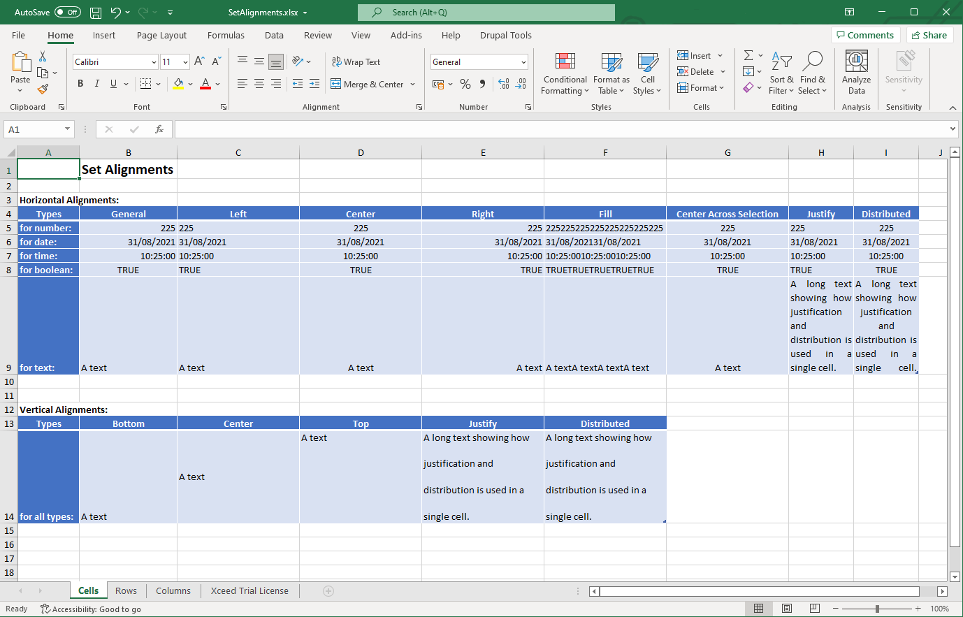 Xceed Workbooks for.NET