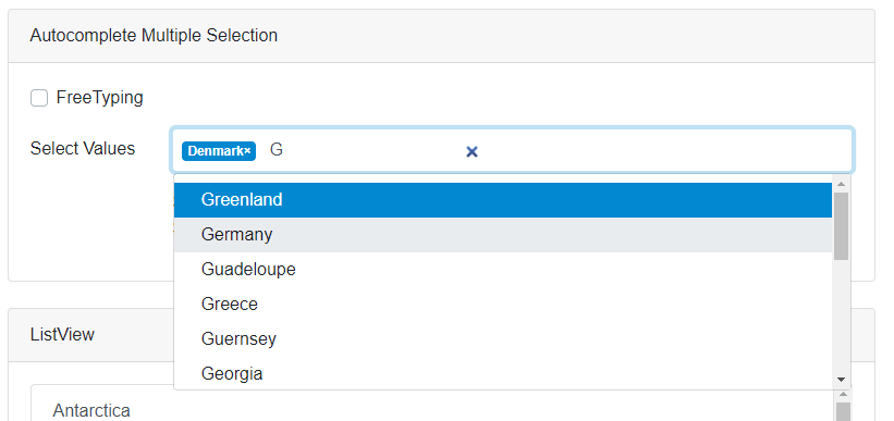 High performance autocomplete can load and query large amounts of data at high speeds.