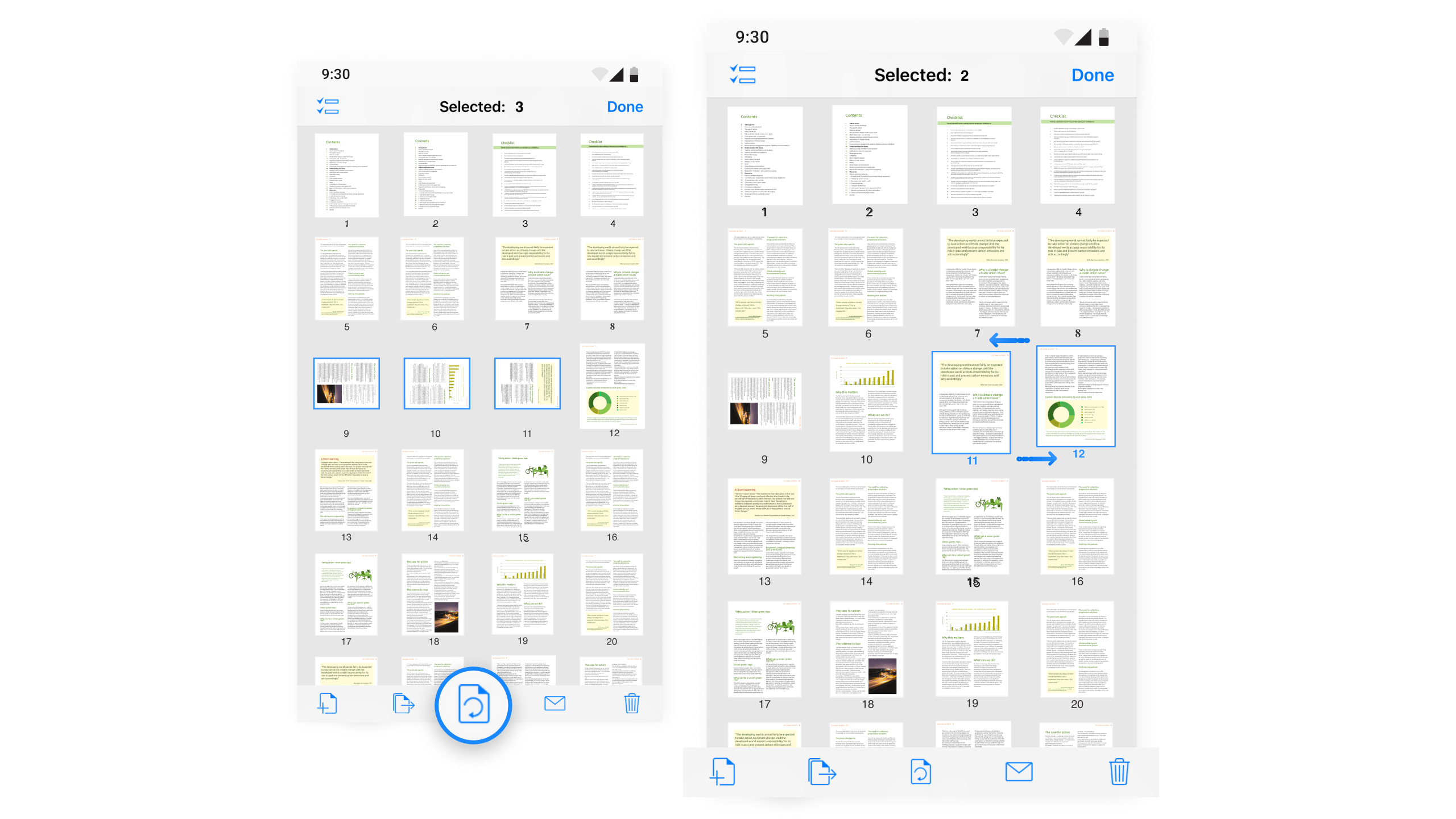 Flexible page management and manipulation.