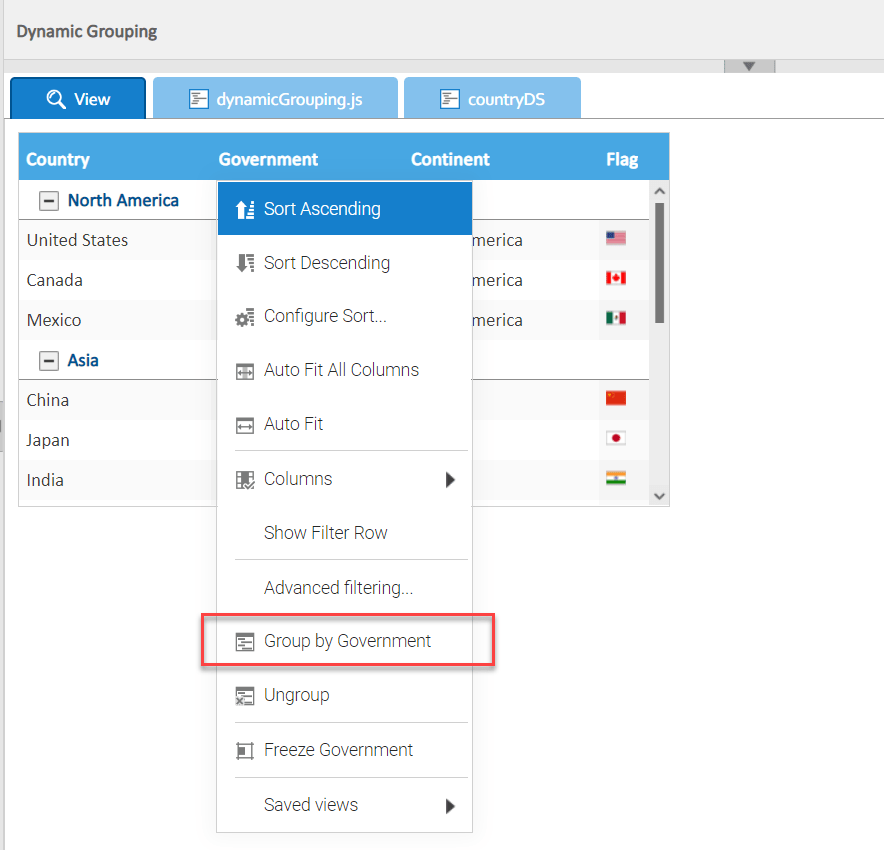 Group Your DataSmartClient’s in-built grouping capability allows you to group data however you want and need right there in the grid.