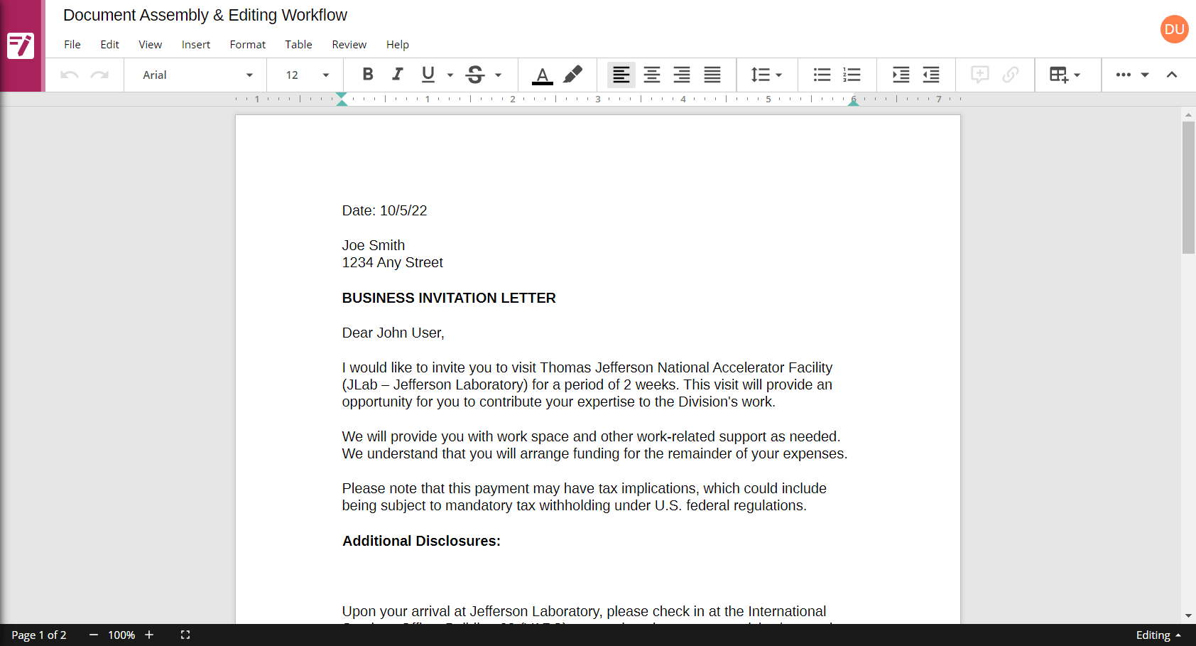 PrizmDoc Editor